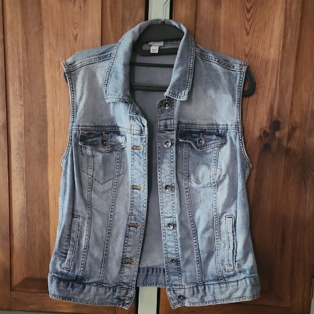 Merona Blue Denim Vest
